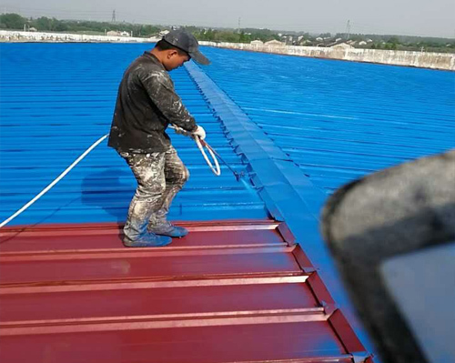 工廠彩鋼瓦隔熱涂裝安全作業流程